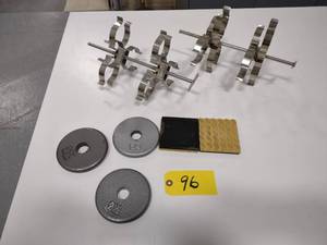 lot 96 image: Flask Rotator Arm, Weights, & Pads...