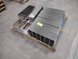 lot 99 image: (8) Stainless Steel Freezer Racks, ...