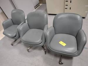lot 119 image: (3) Arm Chairs...