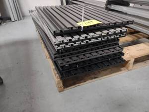 lot 144 image: Wall Mount Aluminum Shelf Brackets