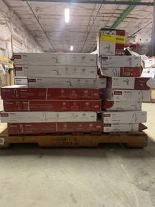 Pfister Faucet, Shower Heads, Showers, Kitchen and Bathroom Faucets Pallet LOT