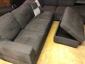 grey sofa sectional