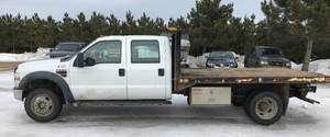 2010 Ford F550 SD DRW XL 4x4 Diesel Flat Bed