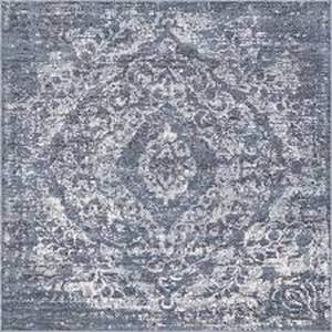Unique Loom Portland Medallion Tone-on-Tone Rug 2 2 x 3 Rectangle BlueIvory