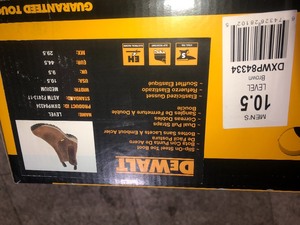 DEWALT Mens Level 6 in. Work Boots - Steel Toe - Brown (10.5)M