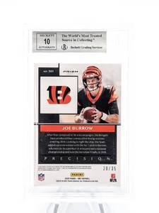 2020 Joe Burrow One Precision RPA 35 - Beckett 910