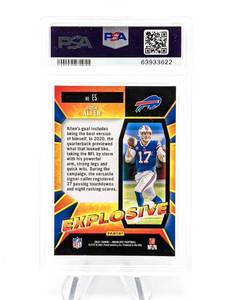 2021 Josh Allen Explosive #E5 SSP - PSA 9 (Pop 2, None Higher)