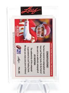 2021 Joe Montana Autographed Leaf Pro Set Retro Card # 35