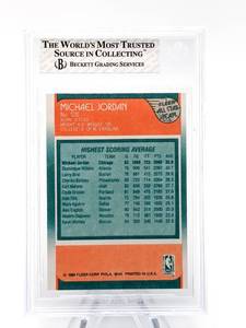 1988 Michael Jordan Fleer All-Star #120 - Beckett 7.5