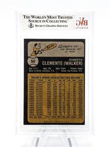 1973 Roberto Clemente Topps #7 Last Baseball Card - BVG 7