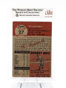 1953 Roy Campanella Topps #27 - BVG 3