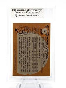 1982 Magic Johnson Topps #21 - BVG 6