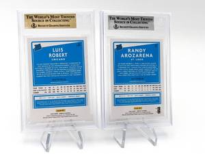 2020 Louis Robert Donruss Rated Rookie BGS 9.5 Mint & 2020 Randy Arozarena Donruss Rated Rookie BGS 9 Mint