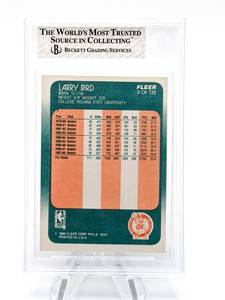 1988 Larry Bird Fleer #9 Basketball Card - Beckett 8