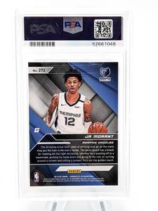 2019 Ja Morant Chronicles XR Rookie Card #272 - PSA 9
