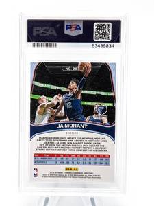 2019 Ja Morant Chronicles Marquee Rookie Card #253 - PSA 9