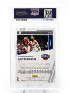 2019 Zion Williamson Chronicles Prestige Rookie Card #60 - PSA 9