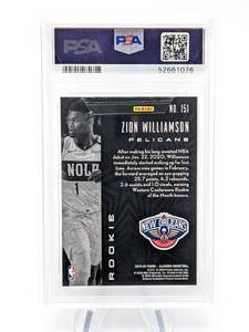 2019 Zion Williamson Illusions Rookie Card #151 - PSA 9