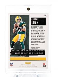2020 Jordan Love Contenders Playoff Ticket On-Card Auto Rookie Card # 4099