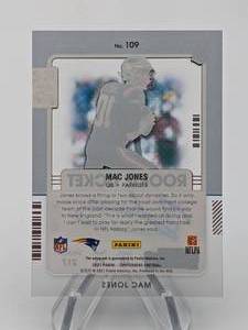 2020 Mac Jones Contenders Clear Rookie Ticket Auto # 510