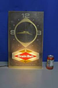 Grain Belt Electronic lighted wall clock