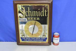 Shchmidt Beer Mirror Wall clock