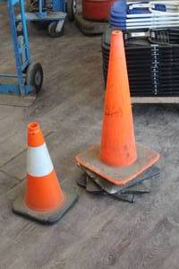 lot 1015 image: Lot of (5) Safety Cones