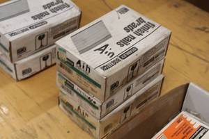 lot 1043 image: Lot of (3 Boxes) 1.82mm 15 GA Brad Nails