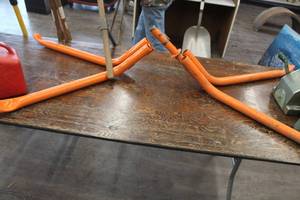 lot 1053 image: Cement Mixer Legs
