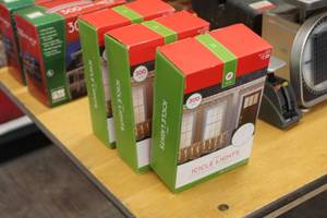 lot 1061 image: Lot of (3 Boxes) Clear Icicle Lights (in original packaging)
