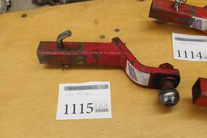 lot 1115 image: Hitch Mount with 2 Ball