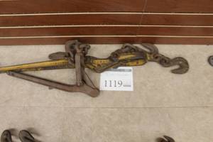 lot 1119 image: Lot of (2) Chain Tighteners
