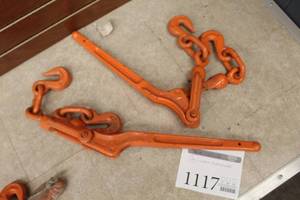 lot 1117 image: Lot of (2) Chain Tighteners