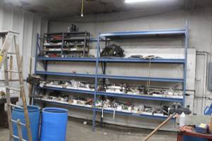 lot 1000 image: Racking - Uprights 2x10 (x3), Beams 8 (x19)