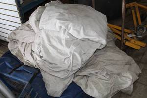 lot 952AA image: Lot of (2) Canvas Tarps 30x30