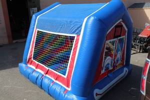 lot 942A image: Space Walk Interactive LLC Clownface Toddler Bounce House 7-12x7-12