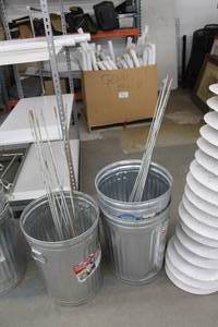 Lot of (20) Metal Fencing Stakes 48