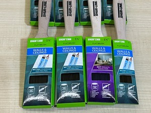 Lot Of (8) Assorted New Shur-Line Paint Brushes
