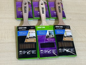 Lot Of (6) Assorted New Shur-Line Paint Brushes