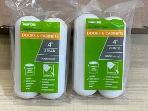 Lot Of 4 Roller Covers -- High Density Foam