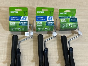 Lot Of (6) Roller Frames With 3 Roller Covers -- 38 Nap