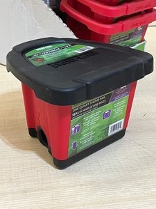 Lot Of (4) One-Quart Thumb Pails With Lids & Disposable Liners