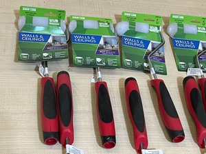 Lot Of (9) Roller Frames With 4 Roller Covers