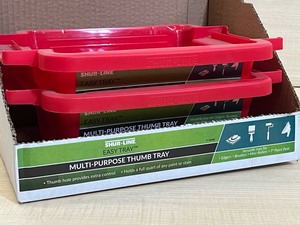 Lot Off (2) Multi-Purpose Thumb Trays