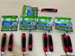 Lot Of (10) Roller Frames With 6 Knit Roller Covers