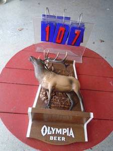 Olympia elk wall hanger. Very nice condition. As shown.