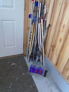All items in corner. Includes solar driveway markers & 1970s bumper jack. As shown.
