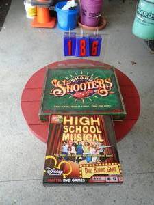 Shooters & high school musical games. As shown.