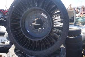 Set of 4 -  Tweels Brand Bobcat Skid Loader Skid Steer Hard Surface Tires on 8 Bolt Rims
