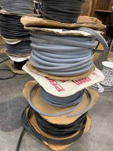 ASSORTED REELS OF RUBBER GASKET FOR DOORSSCREENS
